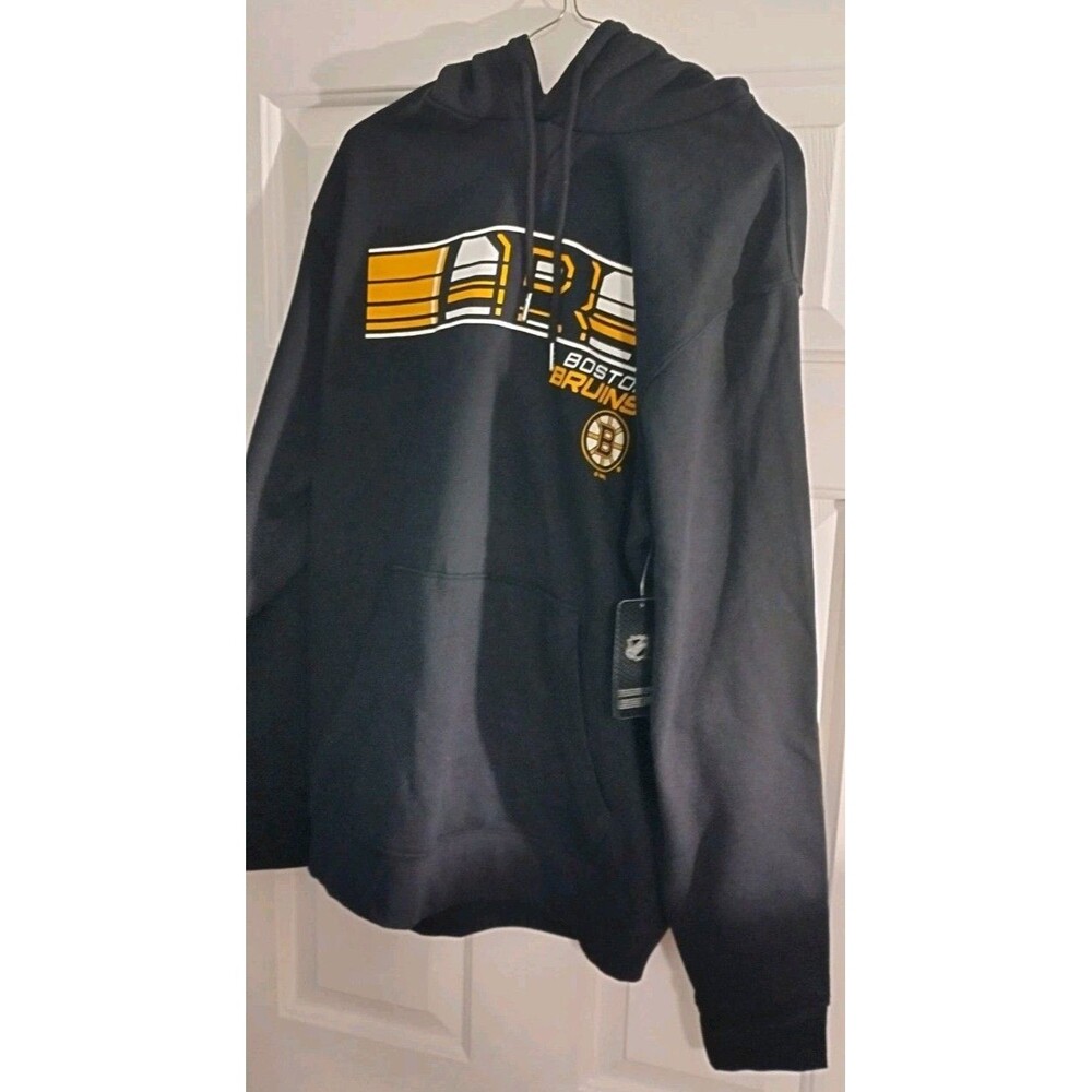 New NHL Boston Bruins Hooded Sweatshirt With Tags Medium M Hockey